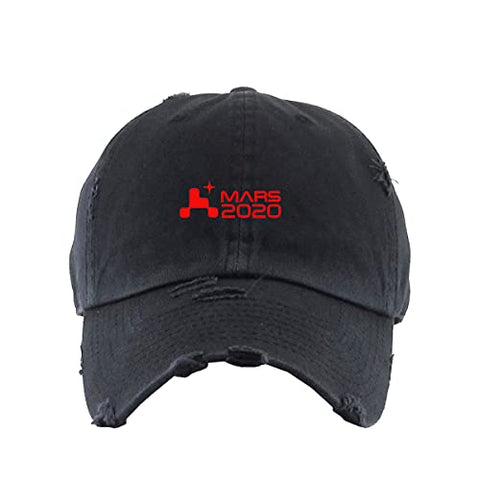 Mars 2020 Rover Vintage Baseball Cap Embroidered Cotton Adjustable Distressed Dad Hat