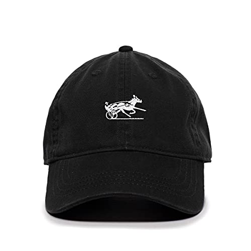 Horse Racing Baseball Cap Embroidered Cotton Adjustable Dad Hat