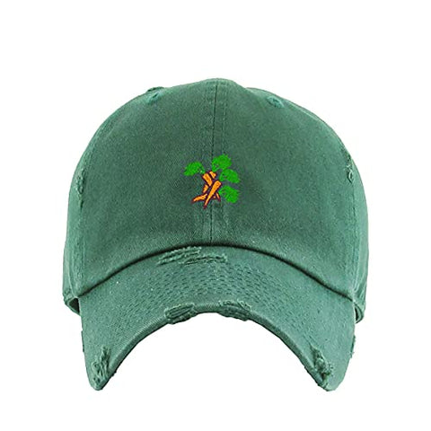 Carrots Vintage Baseball Cap Embroidered Cotton Adjustable Distressed Dad Hat