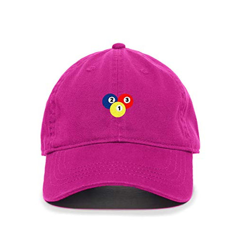 Billiard Balls Baseball Cap Embroidered Cotton Adjustable Dad Hat