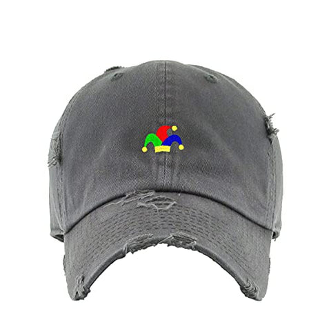 Clown Hat Vintage Baseball Cap Embroidered Cotton Adjustable Distressed Dad Hat