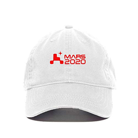 Mars 2020 Rover Logo Baseball Cap Embroidered Cotton Adjustable Dad Hat