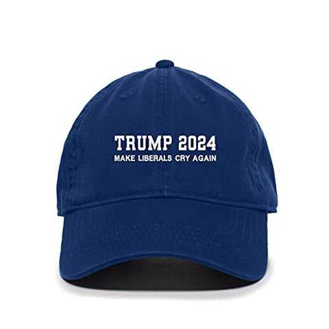 Trump Make Liberals Cry Again Baseball Cap Embroidered Cotton Adjustable Dad Hat