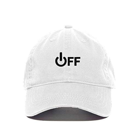 Off Sign Baseball Cap Embroidered Cotton Adjustable Dad Hat