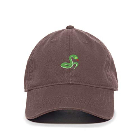 Snake Baseball Cap Embroidered Cotton Adjustable Dad Hat