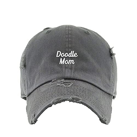 Doogle Mom Vintage Baseball Cap Embroidered Cotton Adjustable Distressed Dad Hat