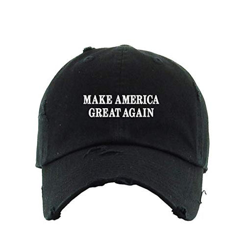 Make America Great Again Vintage Baseball Cap Embroidered Cotton Adjustable Distressed Dad Hat