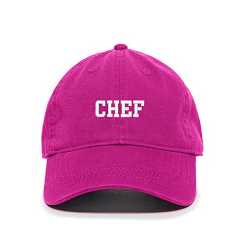 Chef Baseball Cap Embroidered Cotton Adjustable Dad Hat