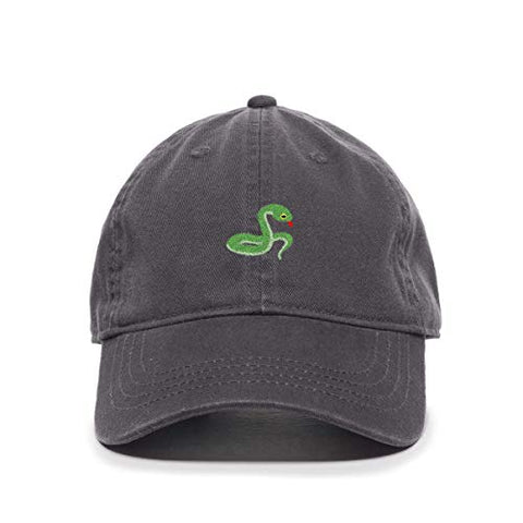 Snake Baseball Cap Embroidered Cotton Adjustable Dad Hat