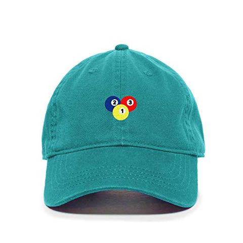 Billiard Balls Baseball Cap Embroidered Cotton Adjustable Dad Hat