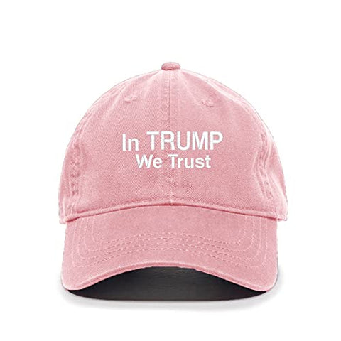 in Trump We Trust Baseball Cap Embroidered Cotton Adjustable Dad Hat