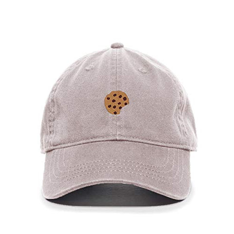 Chocolate Chip Cookie Baseball Cap Embroidered Cotton Adjustable Dad Hat