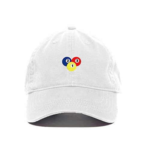 Billiard Balls Baseball Cap Embroidered Cotton Adjustable Dad Hat
