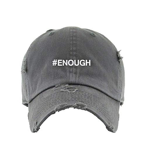 Enough BLM Vintage Baseball Cap Embroidered Cotton Adjustable Distressed Dad Hat