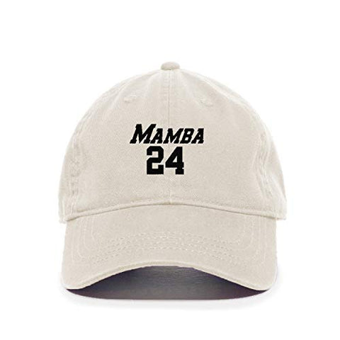 Mamba 24 Kobe Baseball Cap Embroidered Cotton Adjustable Dad Hat