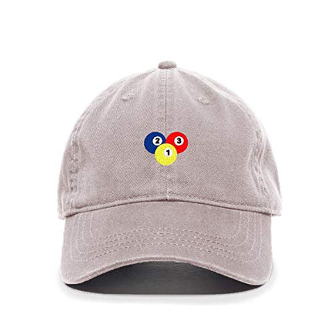 Billiard Balls Baseball Cap Embroidered Cotton Adjustable Dad Hat