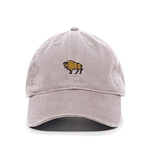 Wild Buffalo Baseball Cap Embroidered Cotton Adjustable Dad Hat