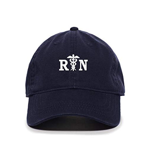 Registered Nurse RN Baseball Cap Embroidered Cotton Adjustable Dad Hat