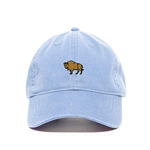 Wild Buffalo Baseball Cap Embroidered Cotton Adjustable Dad Hat