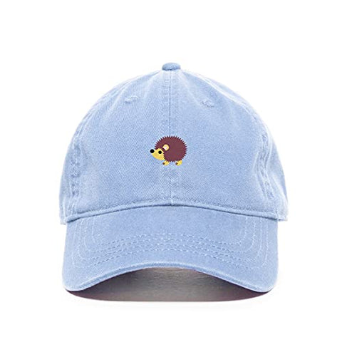 Hedgehog Baseball Cap Embroidered Cotton Adjustable Dad Hat