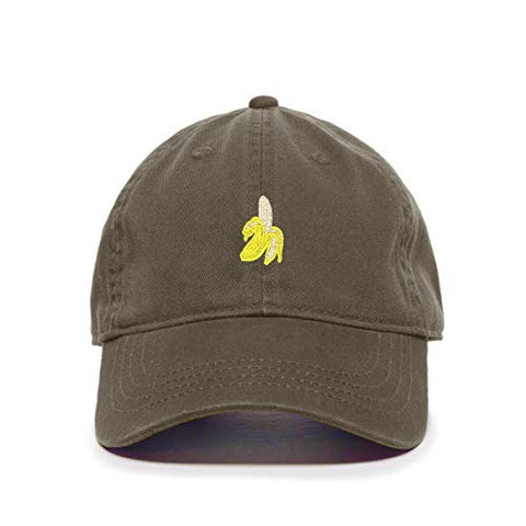 Peeled Banana Baseball Cap Embroidered Cotton Adjustable Dad Hat