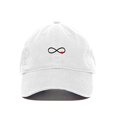 Infinity Love Baseball Cap Embroidered Cotton Adjustable Dad Hat