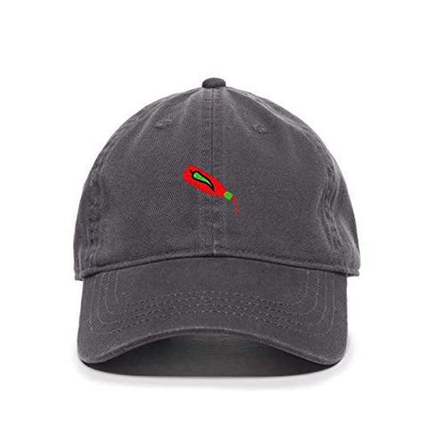 Hot Sauce Bottle Baseball Cap Embroidered Cotton Adjustable Dad Hat