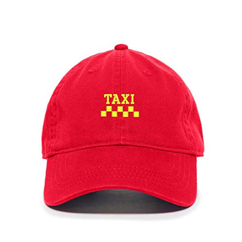 Taxi Baseball Cap Embroidered Cotton Adjustable Dad Hat