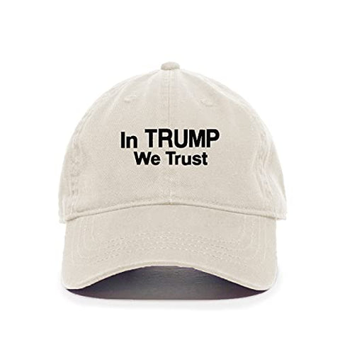 in Trump We Trust Baseball Cap Embroidered Cotton Adjustable Dad Hat