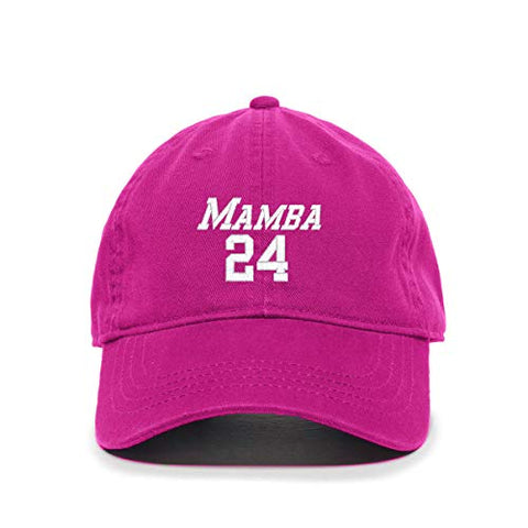 Mamba 24 Kobe Baseball Cap Embroidered Cotton Adjustable Dad Hat