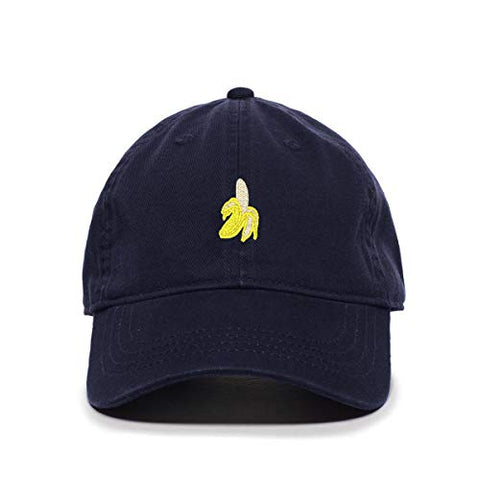 Peeled Banana Baseball Cap Embroidered Cotton Adjustable Dad Hat