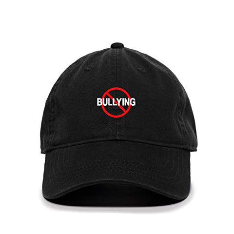 No Bullying Baseball Cap Embroidered Cotton Adjustable Dad Hat