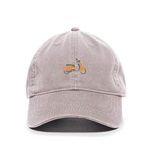 Scooter Baseball Cap Embroidered Cotton Adjustable Dad Hat