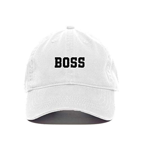 Boss Baseball Cap Embroidered Cotton Adjustable Dad Hat