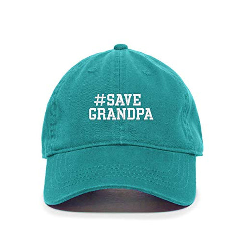 Save Grandpa Baseball Cap Embroidered Cotton Adjustable Dad Hat