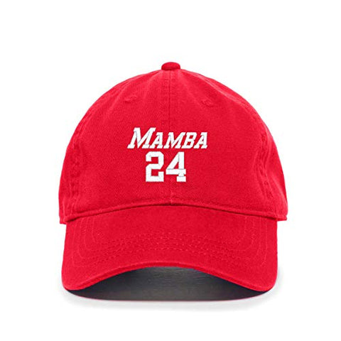 Mamba 24 Kobe Baseball Cap Embroidered Cotton Adjustable Dad Hat