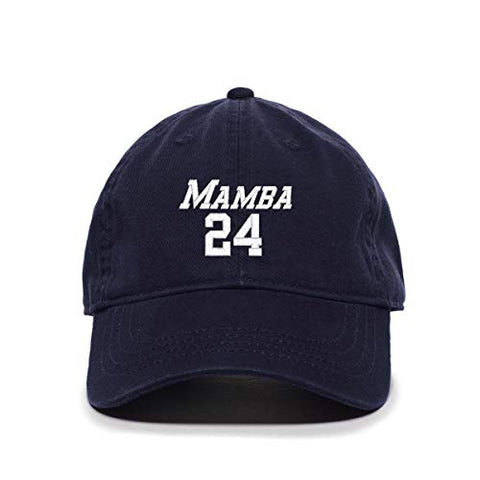 Mamba 24 Kobe Baseball Cap Embroidered Cotton Adjustable Dad Hat