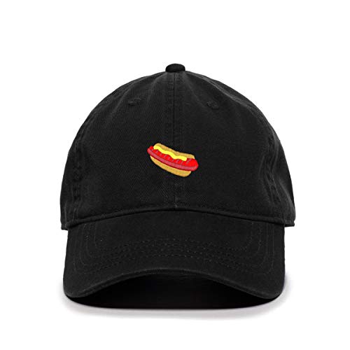 Hotdog Sandwich Baseball Cap Embroidered Cotton Adjustable Dad Hat