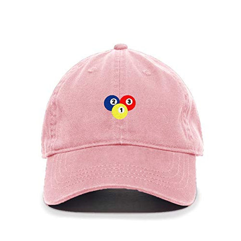 Billiard Balls Baseball Cap Embroidered Cotton Adjustable Dad Hat