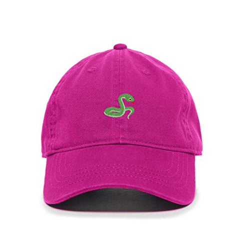 Snake Baseball Cap Embroidered Cotton Adjustable Dad Hat