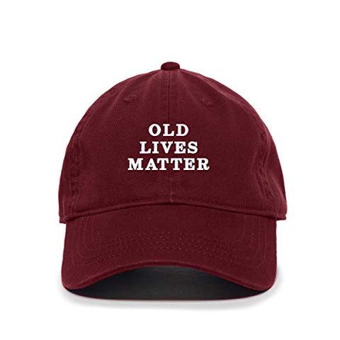 Old Lives Matter Baseball Cap Embroidered Cotton Adjustable Dad Hat