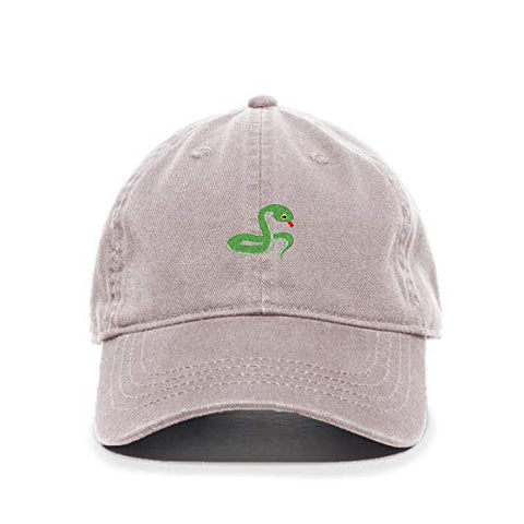 Snake Baseball Cap Embroidered Cotton Adjustable Dad Hat