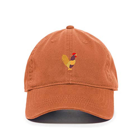 Rooster Baseball Cap Embroidered Cotton Adjustable Dad Hat