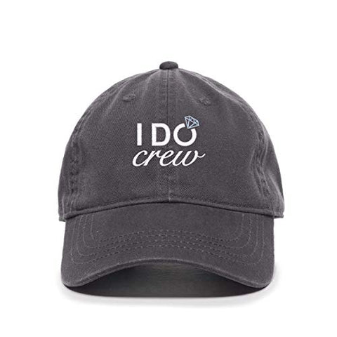 I Do Crew Baseball Cap Embroidered Cotton Adjustable Dad Hat