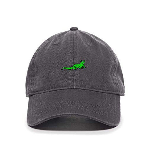 Iguana Baseball Cap Embroidered Cotton Adjustable Dad Hat