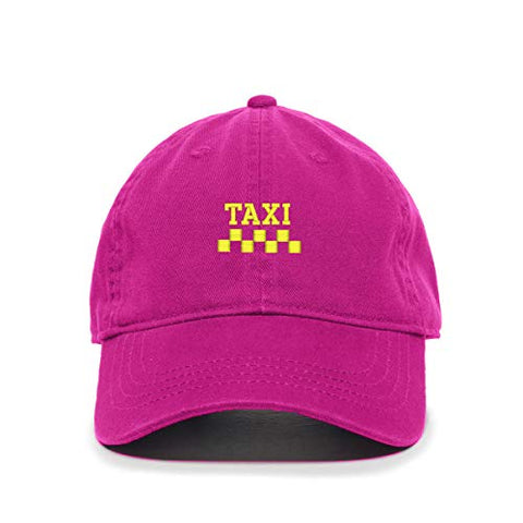 Taxi Baseball Cap Embroidered Cotton Adjustable Dad Hat