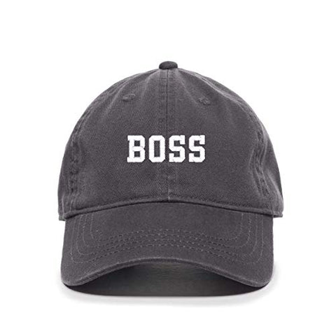 Boss Baseball Cap Embroidered Cotton Adjustable Dad Hat