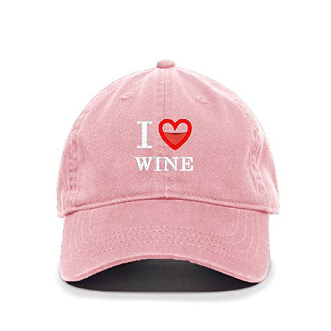 I Love Vine Baseball Cap Embroidered Cotton Adjustable Dad Hat