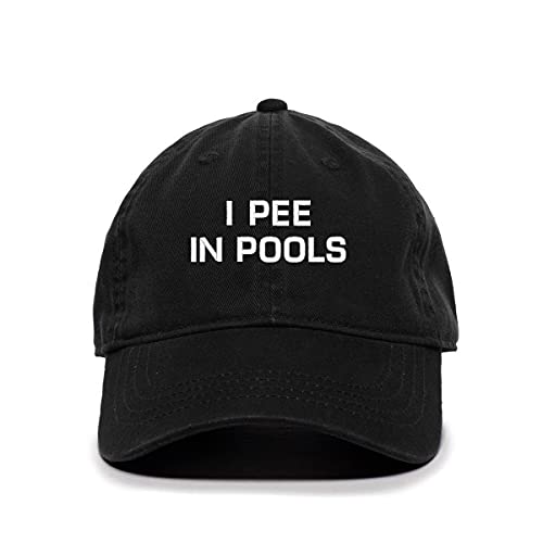 I Pee in Pools Baseball Cap Embroidered Cotton Adjustable Dad Hat