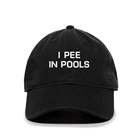 I Pee in Pools Baseball Cap Embroidered Cotton Adjustable Dad Hat